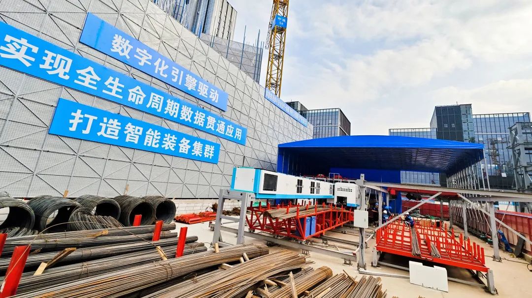 蔚建科技·鋼筋柔性加工中心，鵬宸云筑項目應用