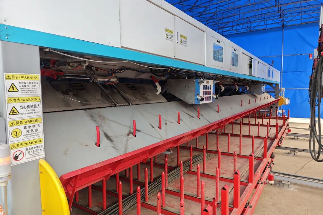 蔚建科技·鋼筋柔性加工中心，鵬宸云筑項目應用