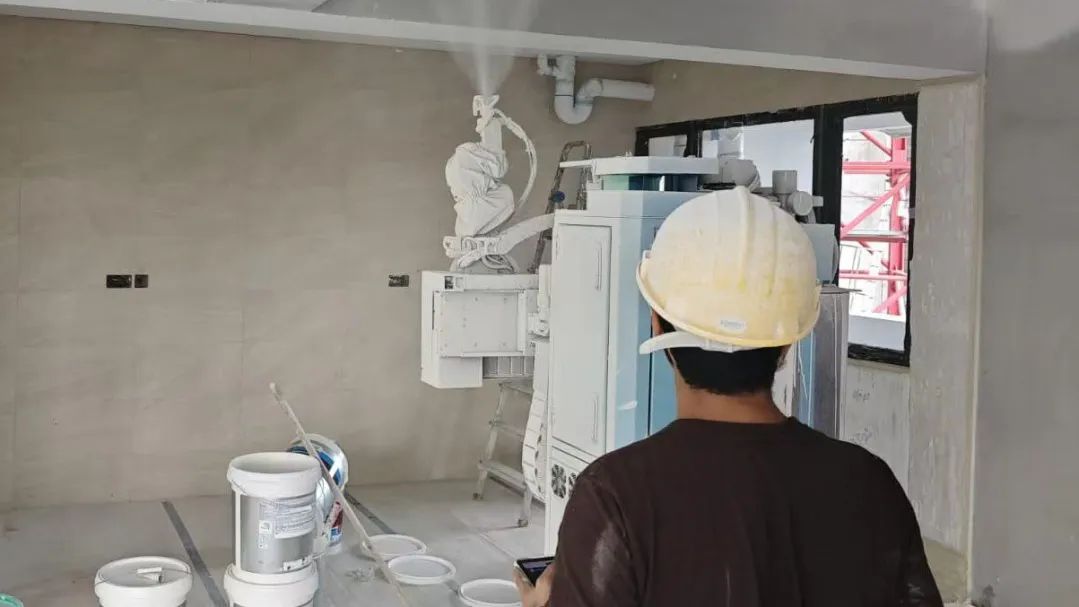 蔚建噴涂機器人中標新加坡建屋發(fā)展局（HDB）首個建筑機器人集采項目